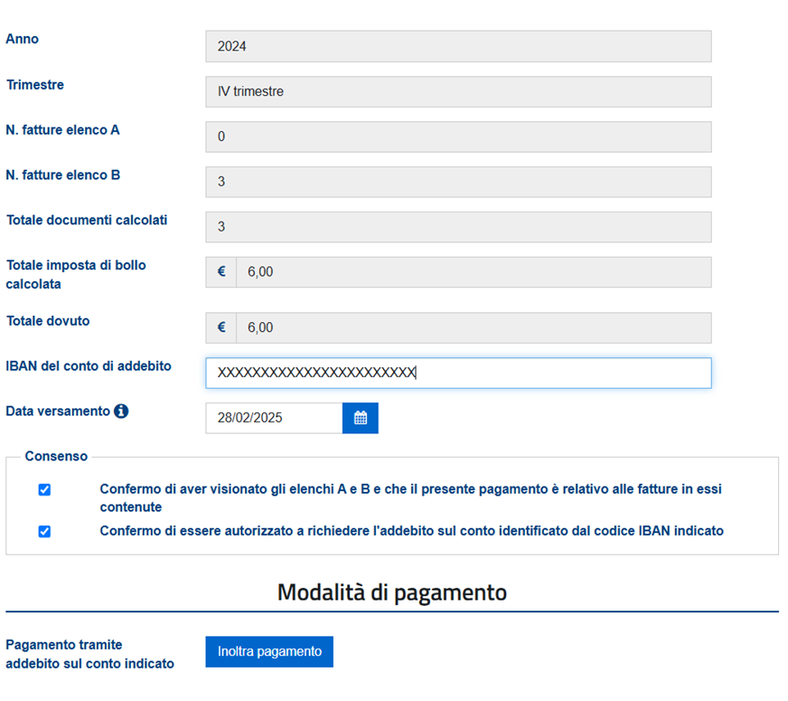 1. scadenza bollo fatture elettroniche